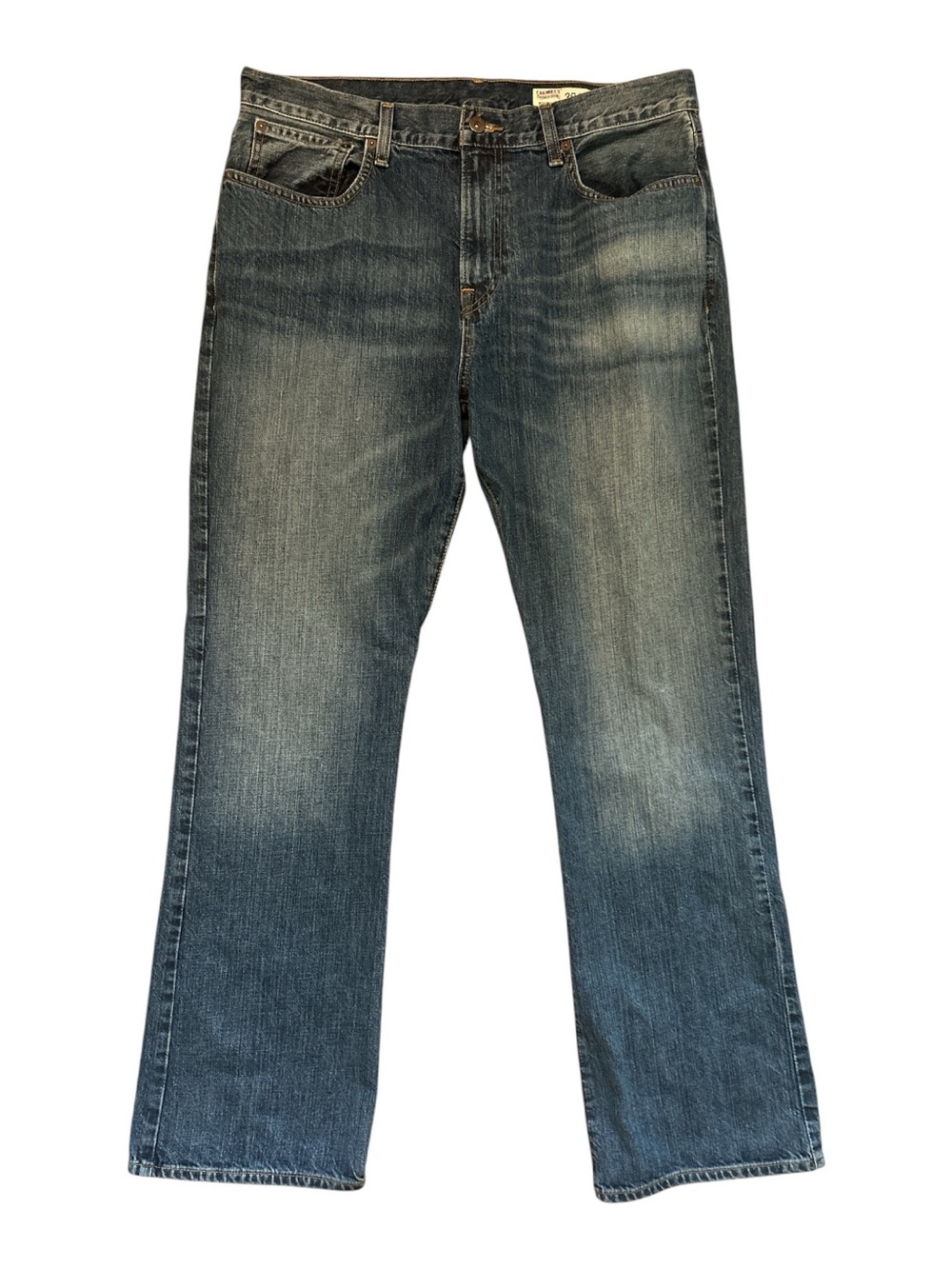 Cremieux Premium Denim Bootcut Jeans Men’s 35x32 Blue Medium Wash 100% Cotton